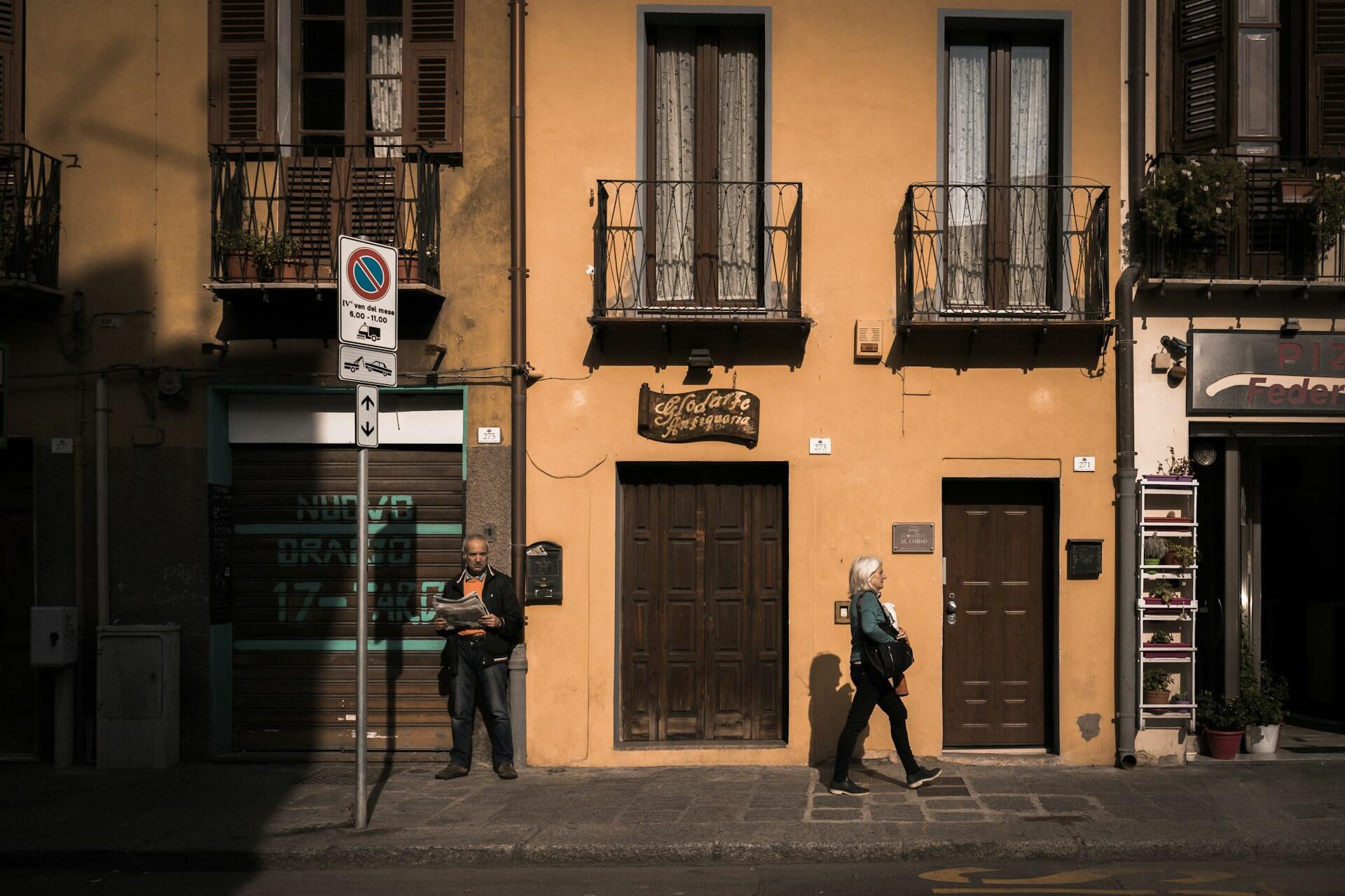 En gade i Italien