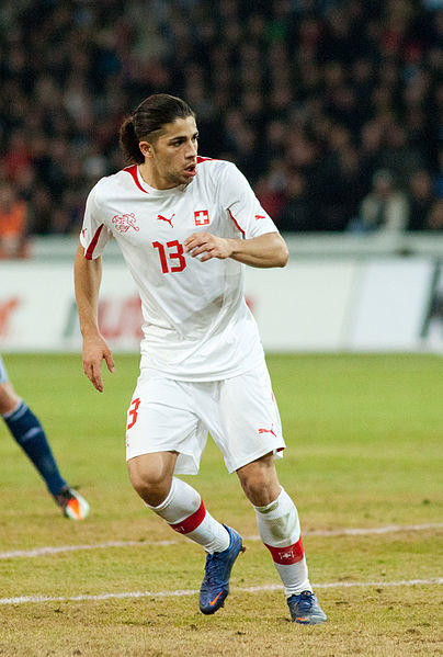 Riccardo Rodriguez beim Fussballspiel