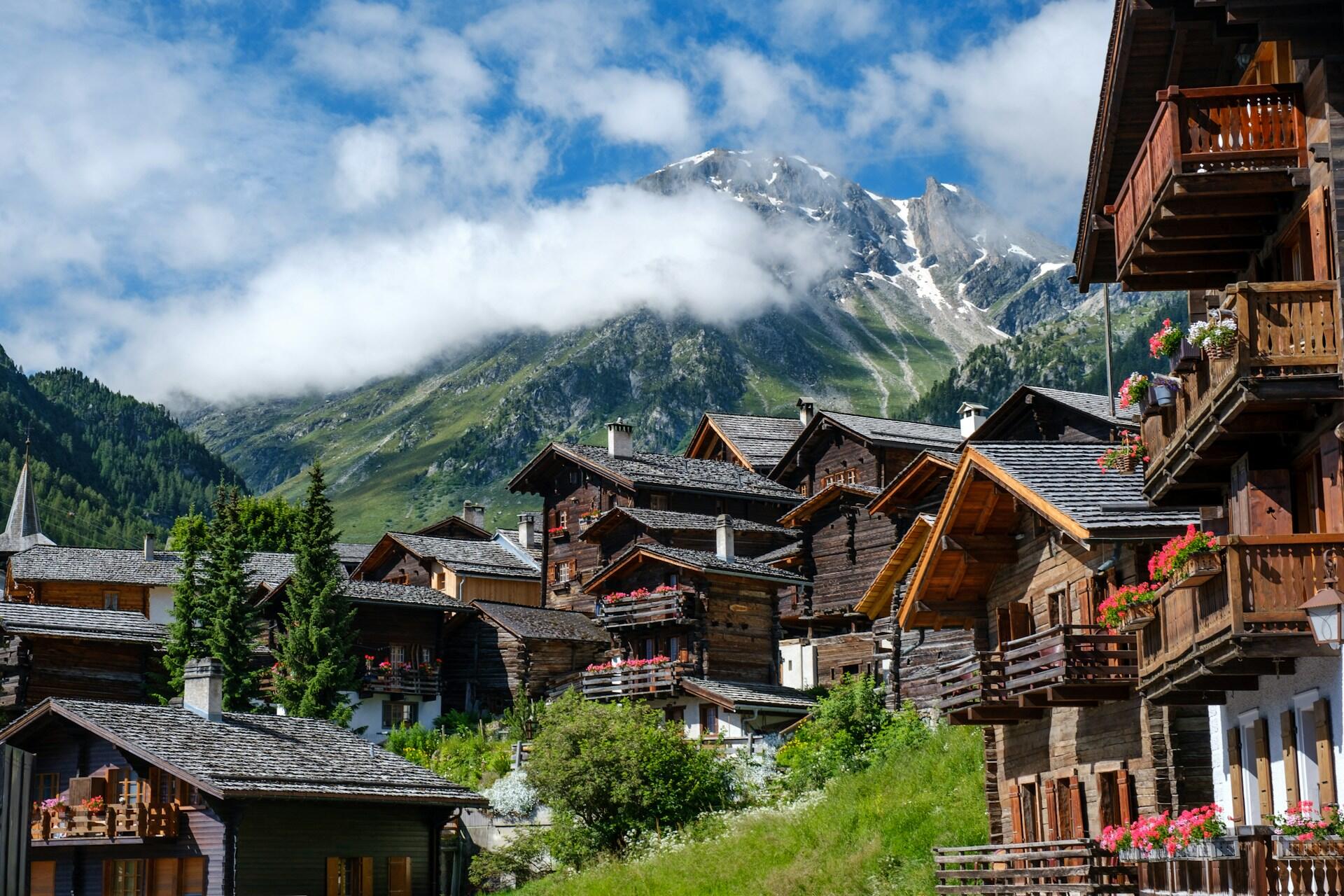 Haus im Schweizer Gebirge
