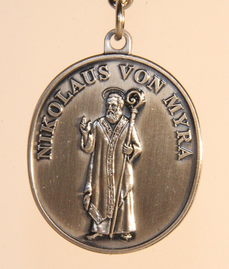 Eine Münze die Nokolaus von Myra zeigt
