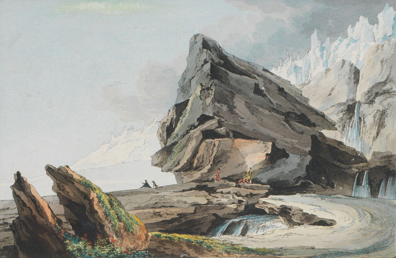 Gletscher im Berner Oberland von Caspar Wolf