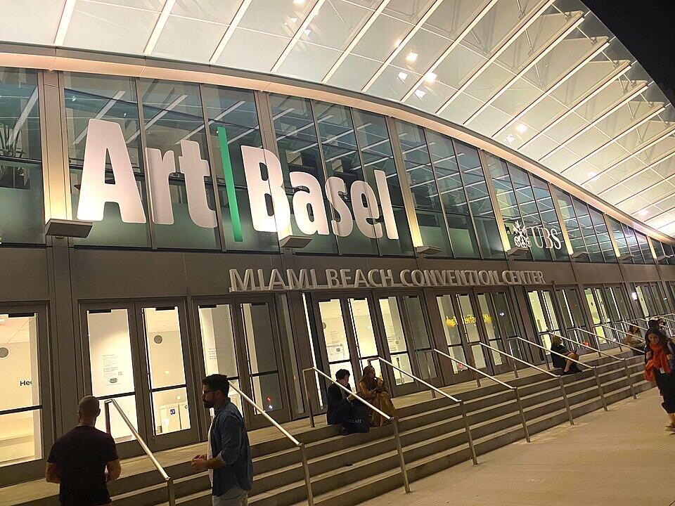 Das Gebäude der Art Basel in Miami Beach