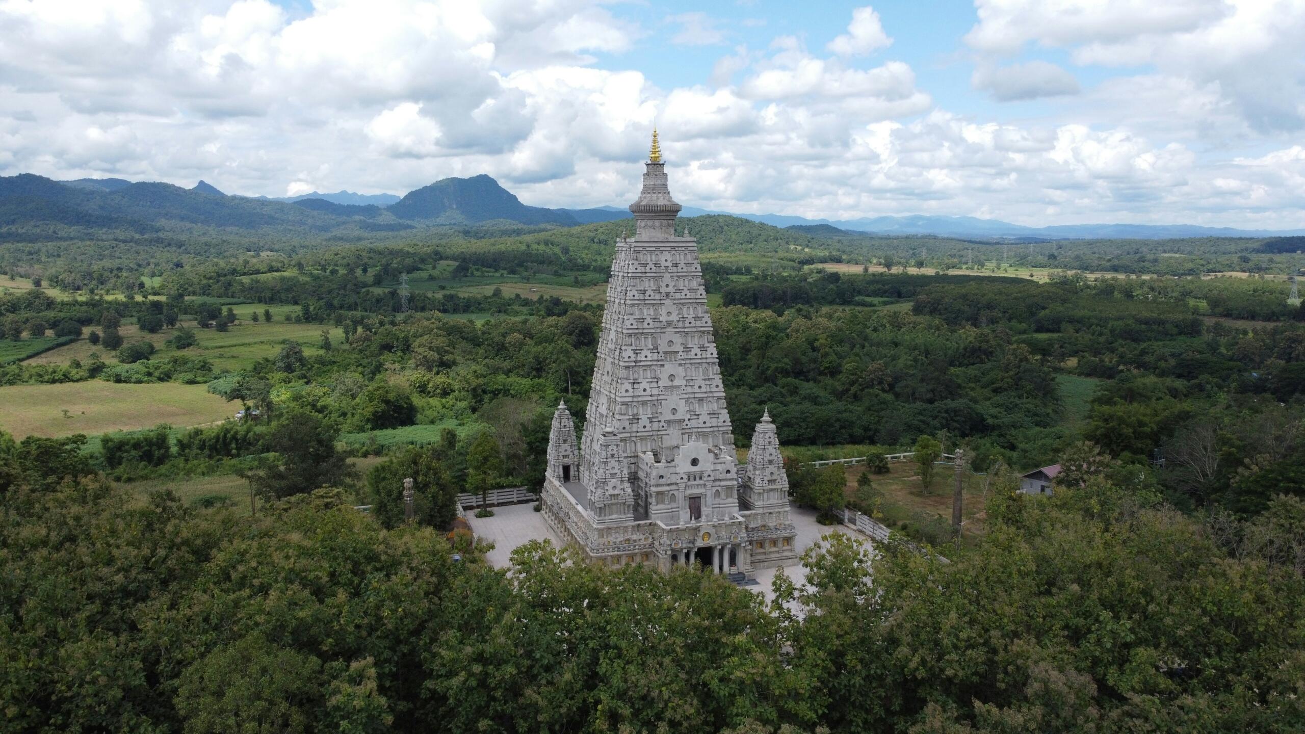 Mahabodhi tempel Bodh Gaya linnas Indias