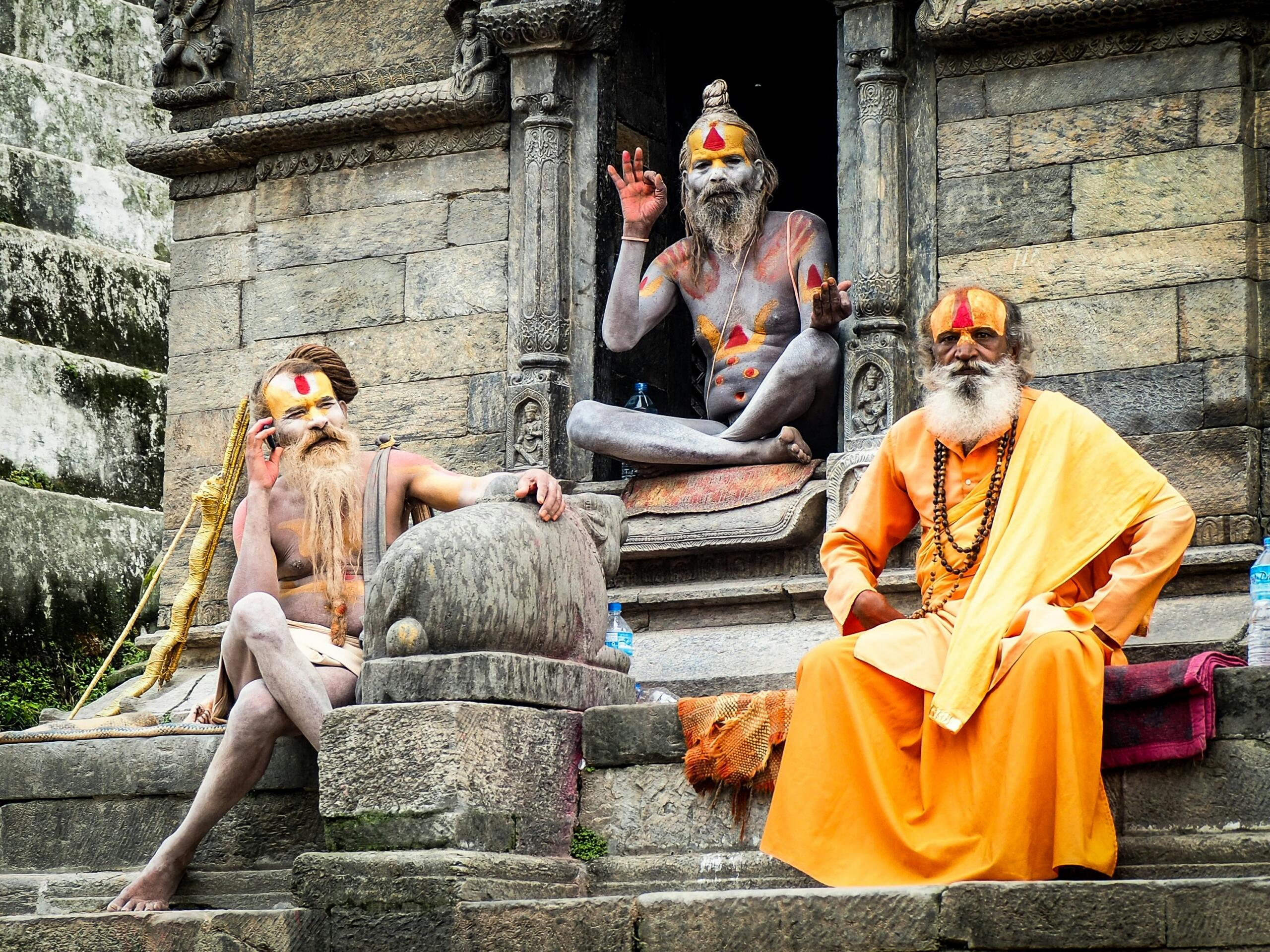 Pashupatinathi templi hindu asteegid