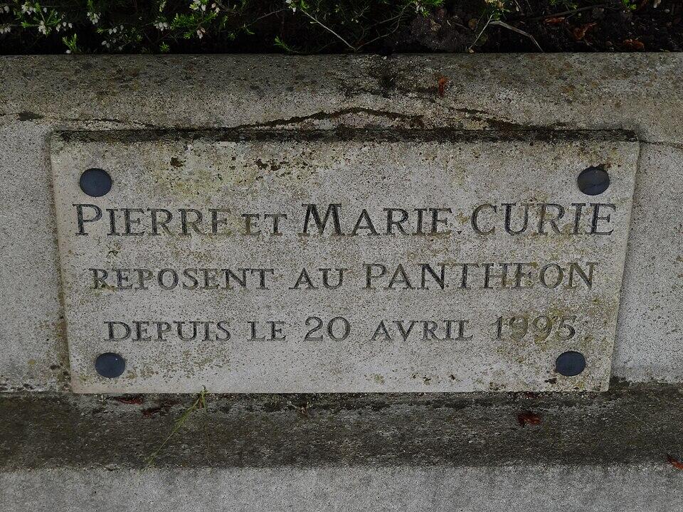 Marie ja Pierre Curie hauaplaat