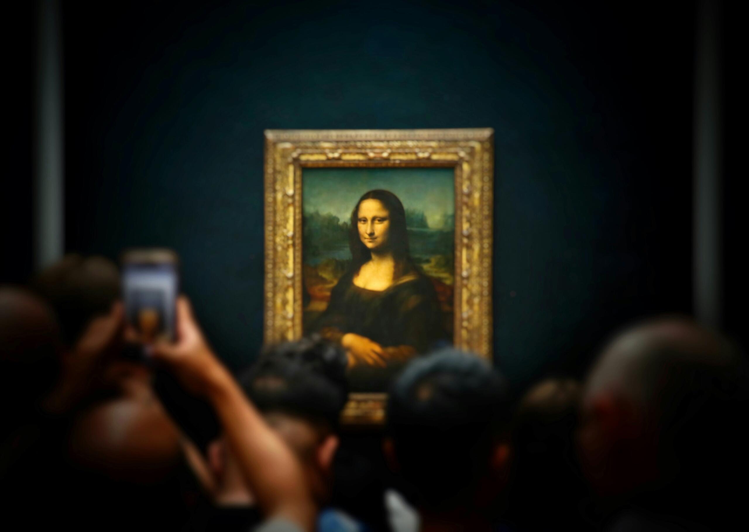Mona Lisa maal seinal