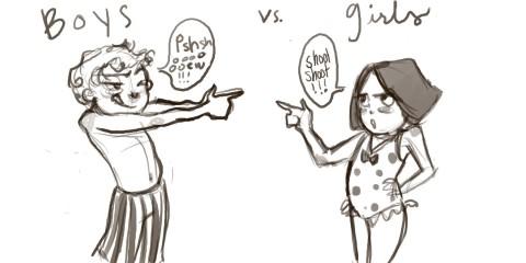 Diferencias en mates entre niñas y niños