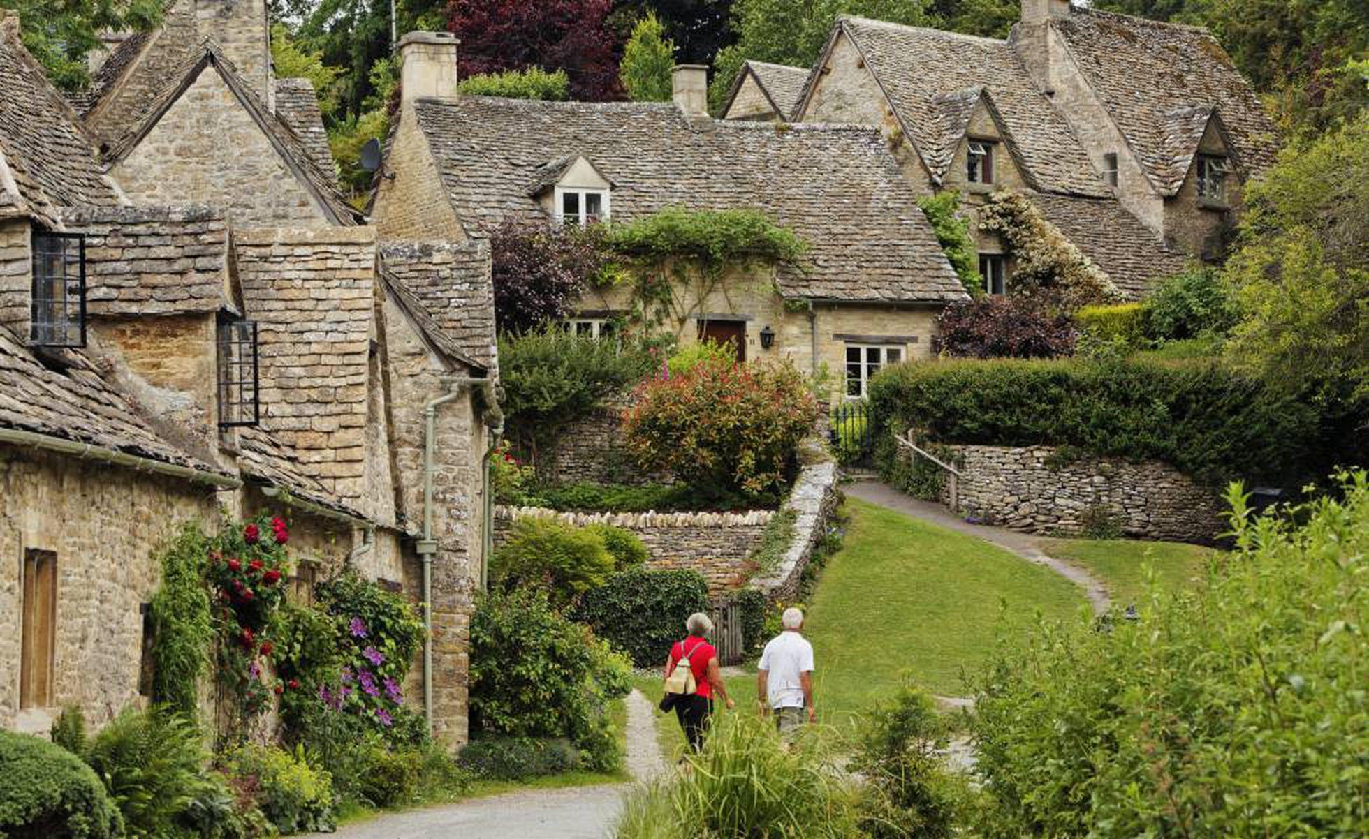 Pueblo de la campiña inglesa.