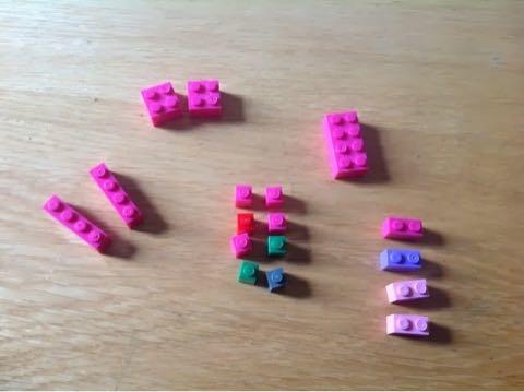 Ejercicios de mates con LEGO