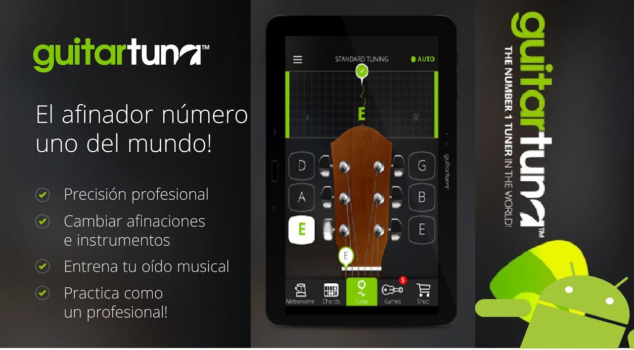 aplicaciones para afinar tu guitarra