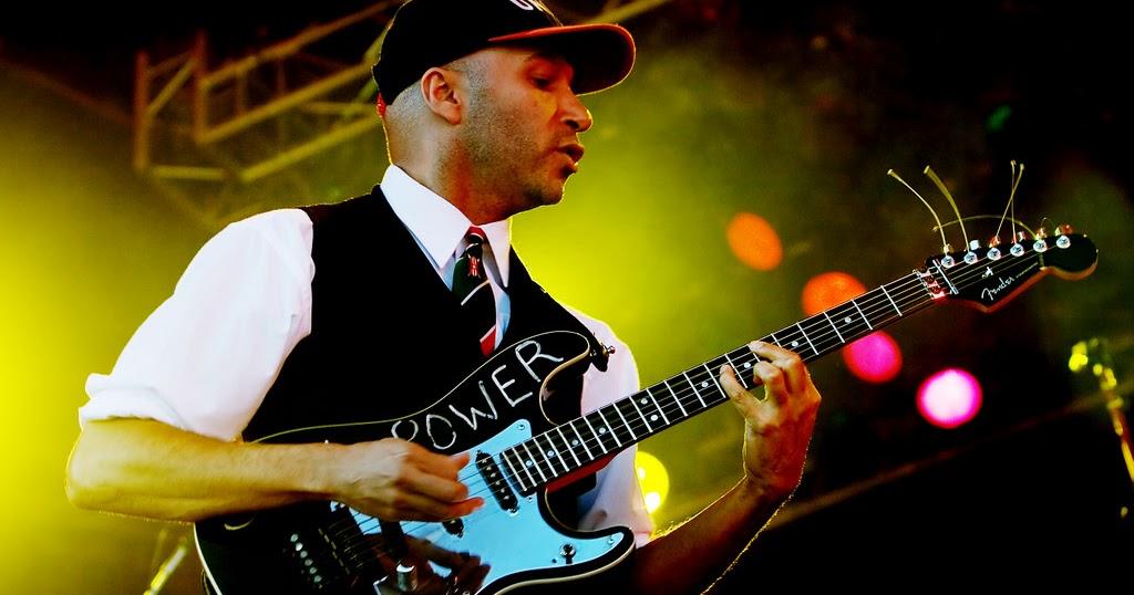 Morello en uno de sus conciertos