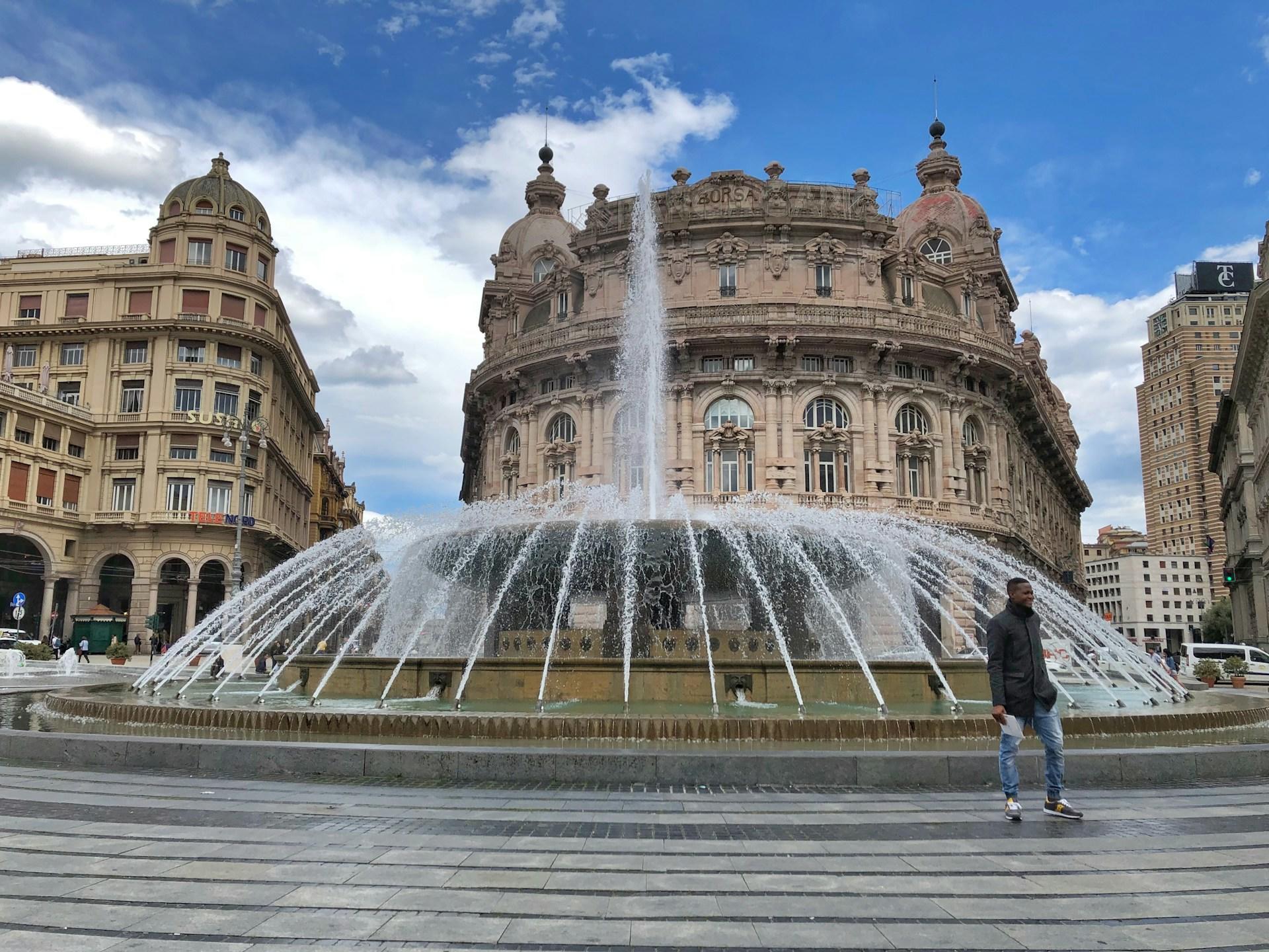 Plaza de la ciudad de Génova