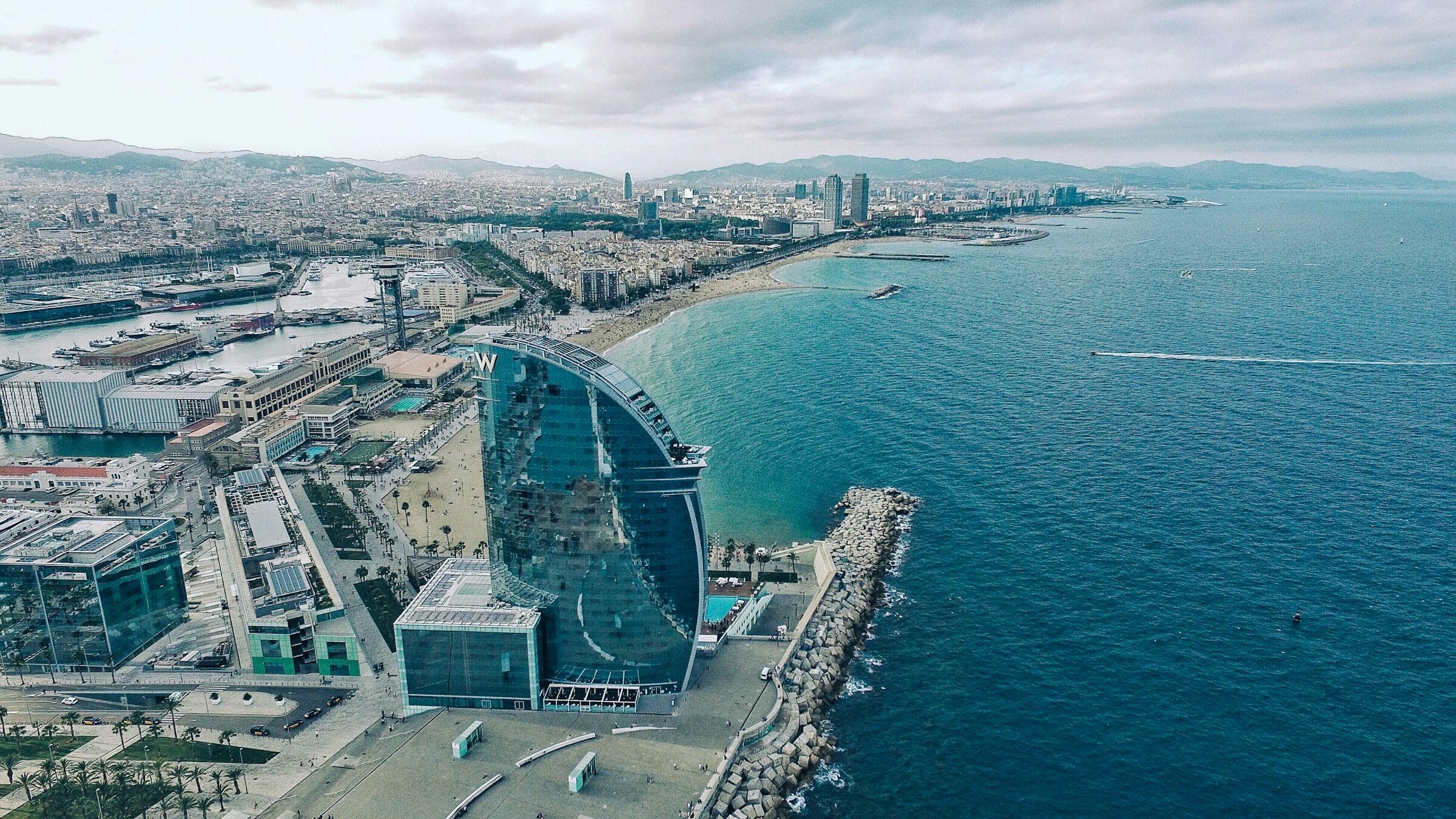 Vista aérea de Barcelona