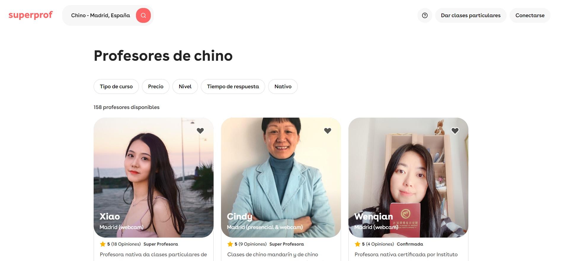 Página de Superprof