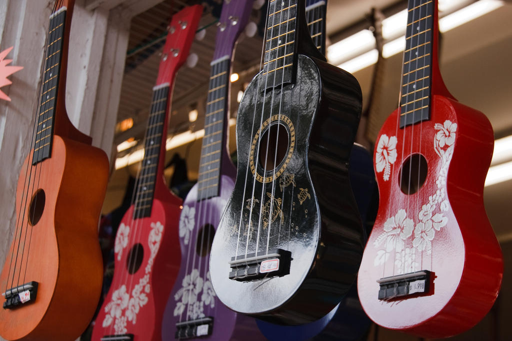 Elige tu ukelele.