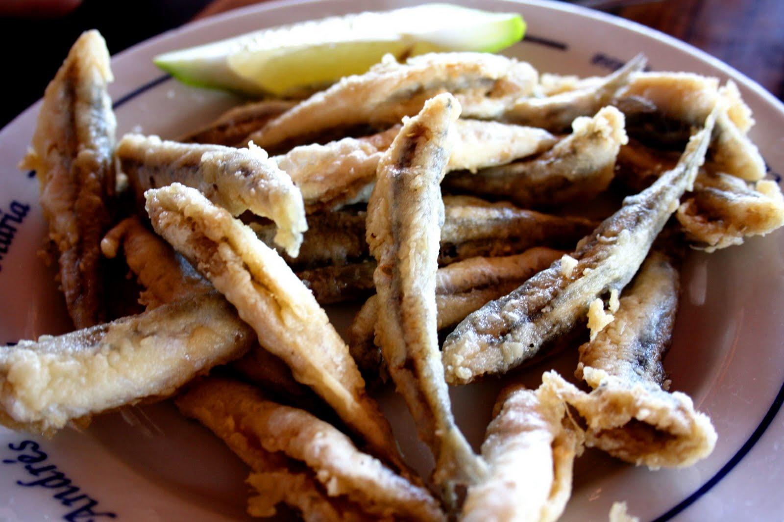 Pescadito frito en Málaga.