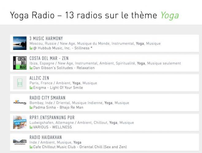 Música ideal para hacer yoga.