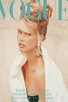 Claudia Shiffer para Vogue.