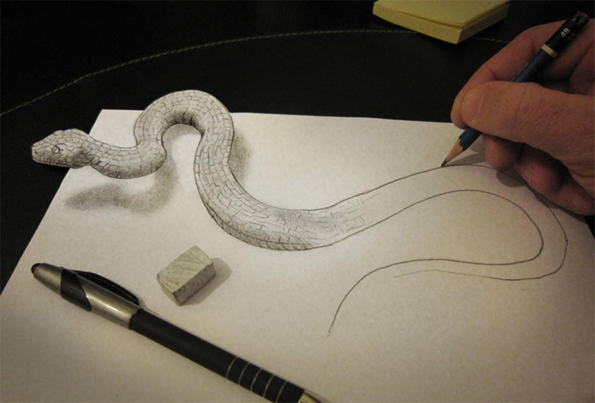 Cómo dibujar un trampantojo