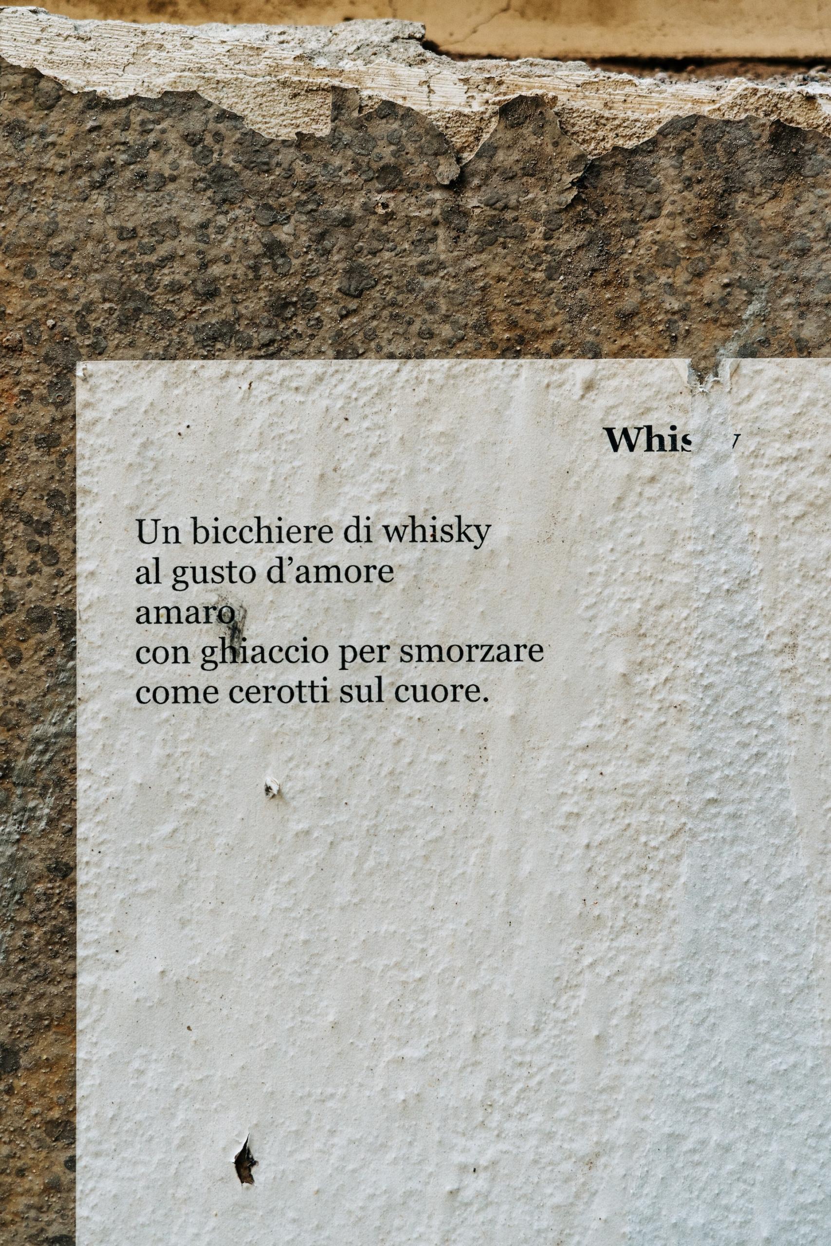 Poema en italiano