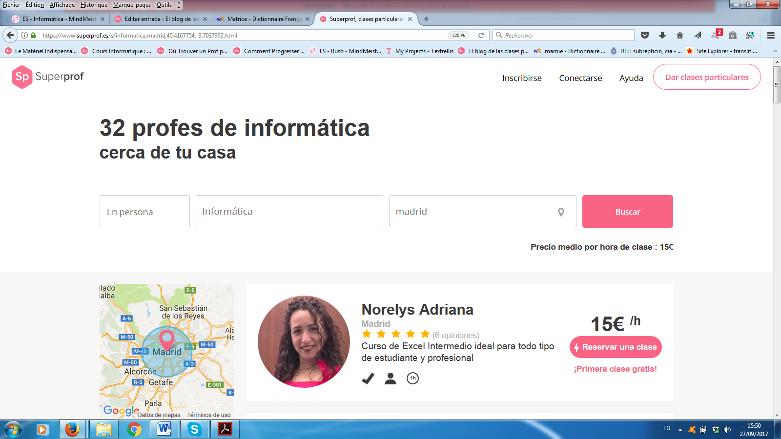 Clases particulares informática.
