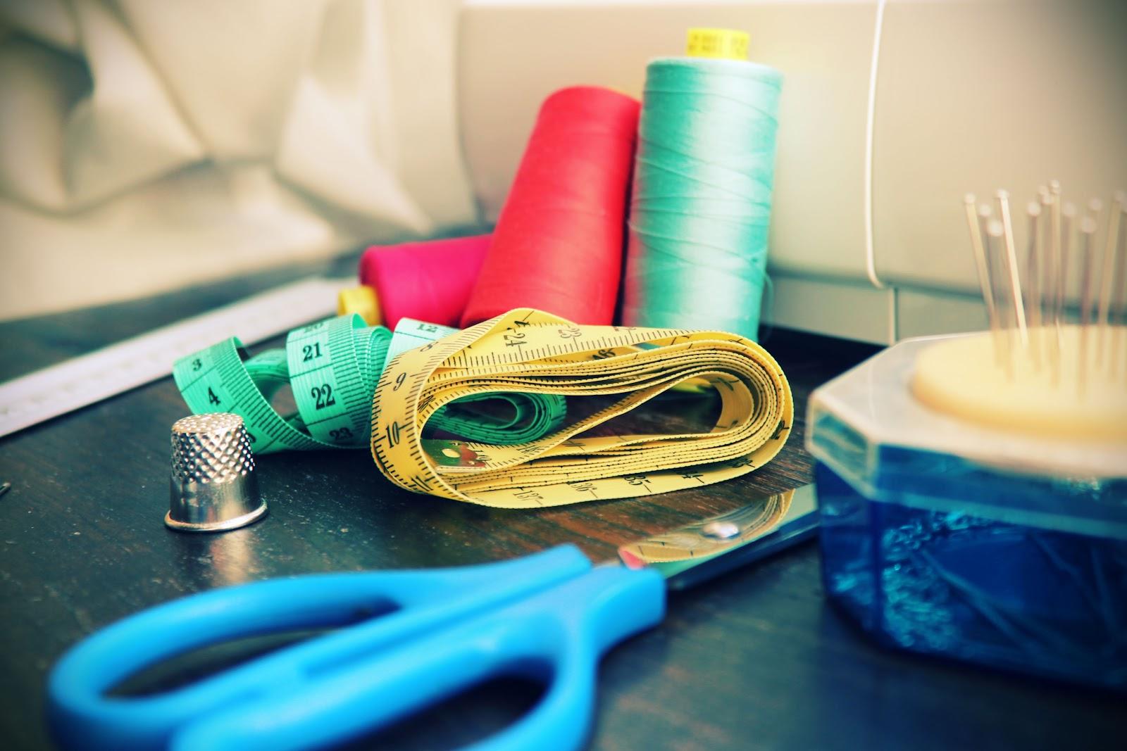 Herramientas de costura.