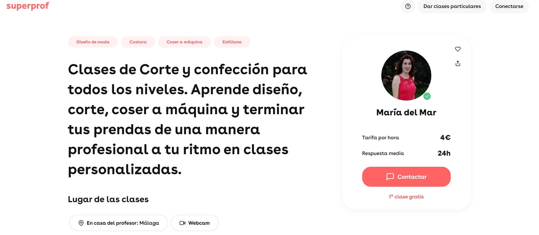 Página de Superprof España.