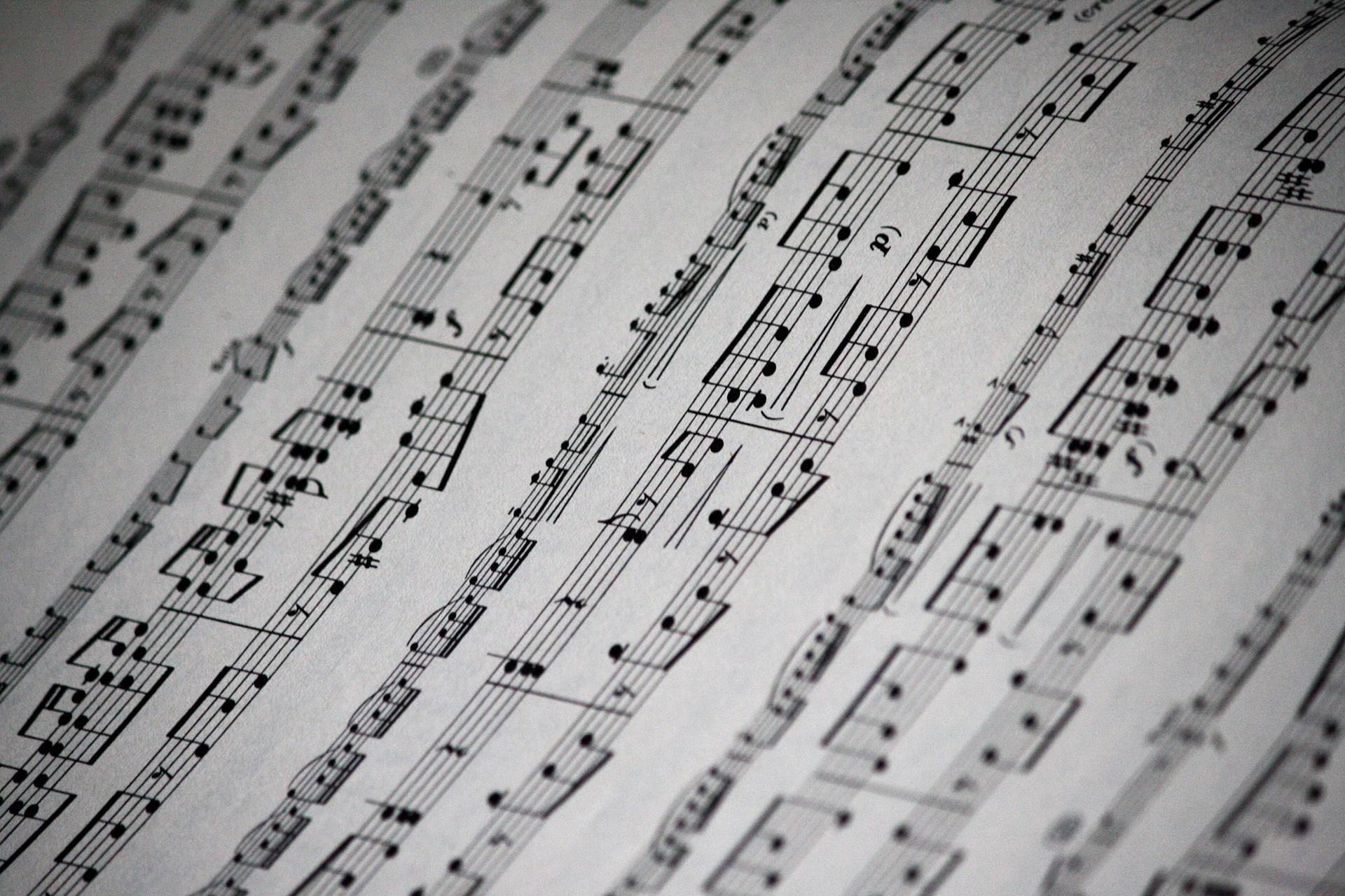 Las partituras son el idioma universal de los músicos.