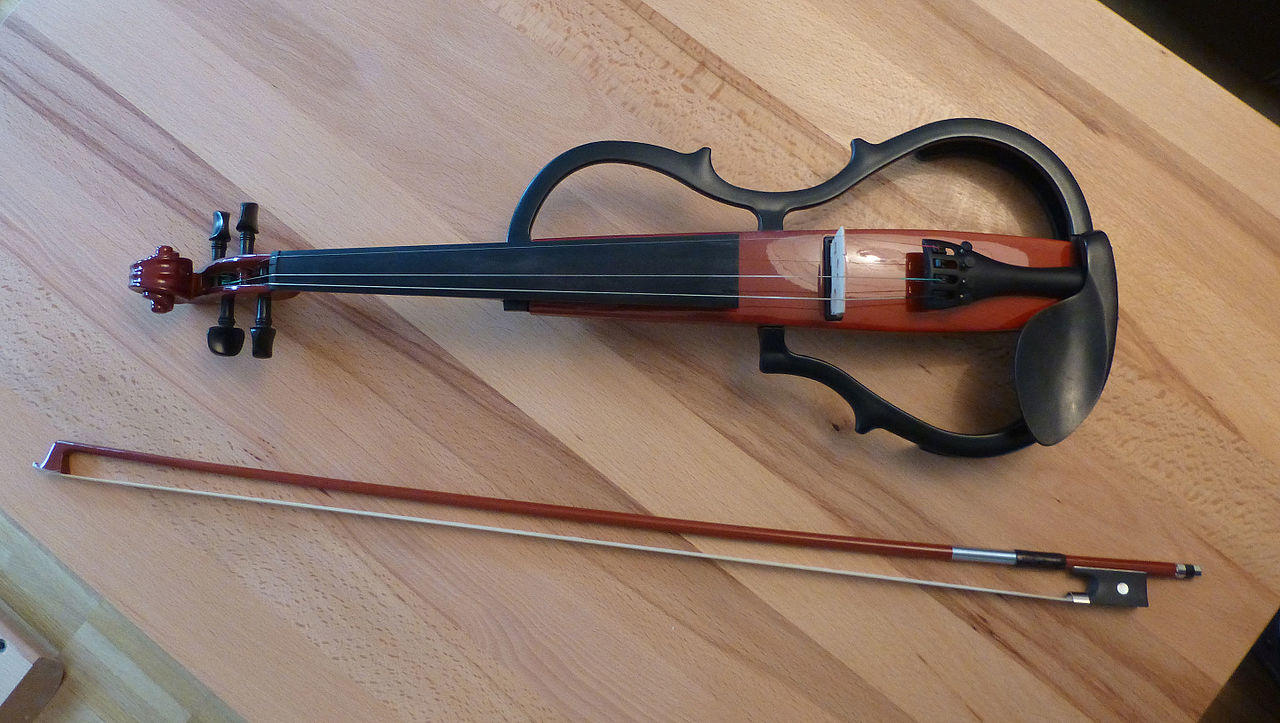 Sin caja de resonancia, el violín eléctrico es una auténtica obra de arte.