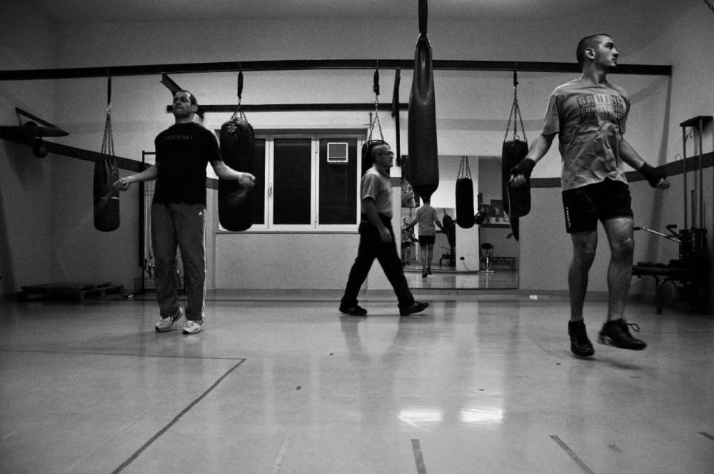 Protecciones de boxeo para las piernas