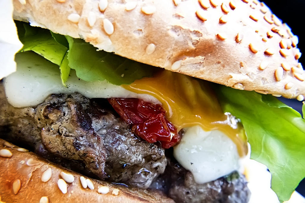 Las hamburguesas y la publicidad.