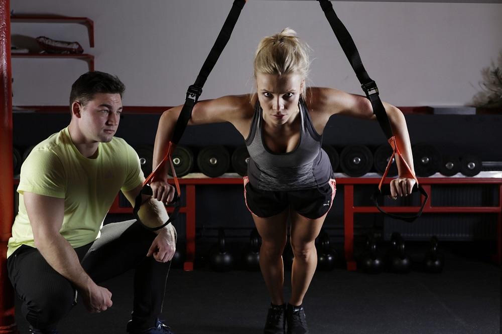 Boxeo fitness para mujeres.