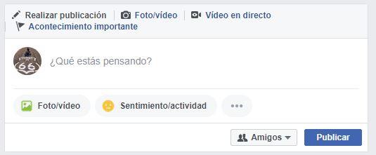 Publicar en Facebook