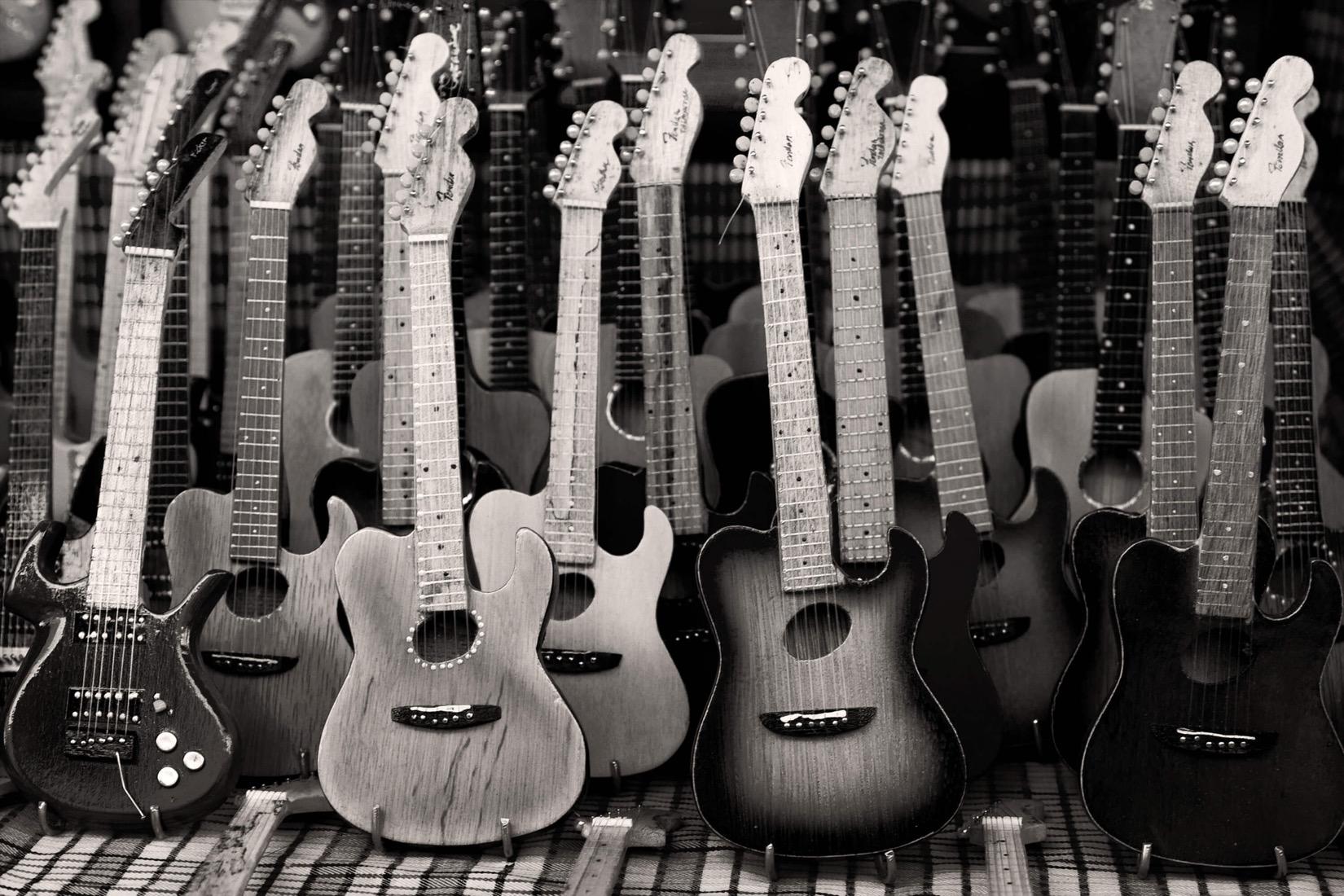 Tipos de guitarra.