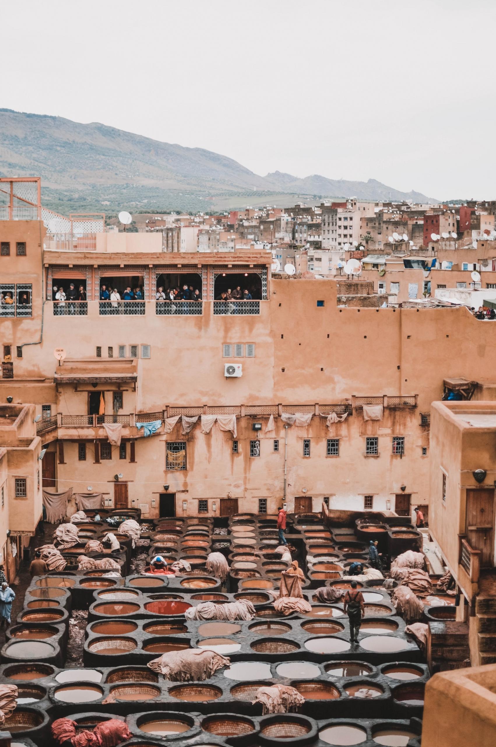 Fez, ciudad de Marruecos.