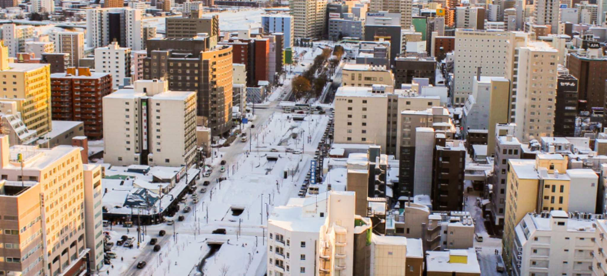 Sapporo nevado.