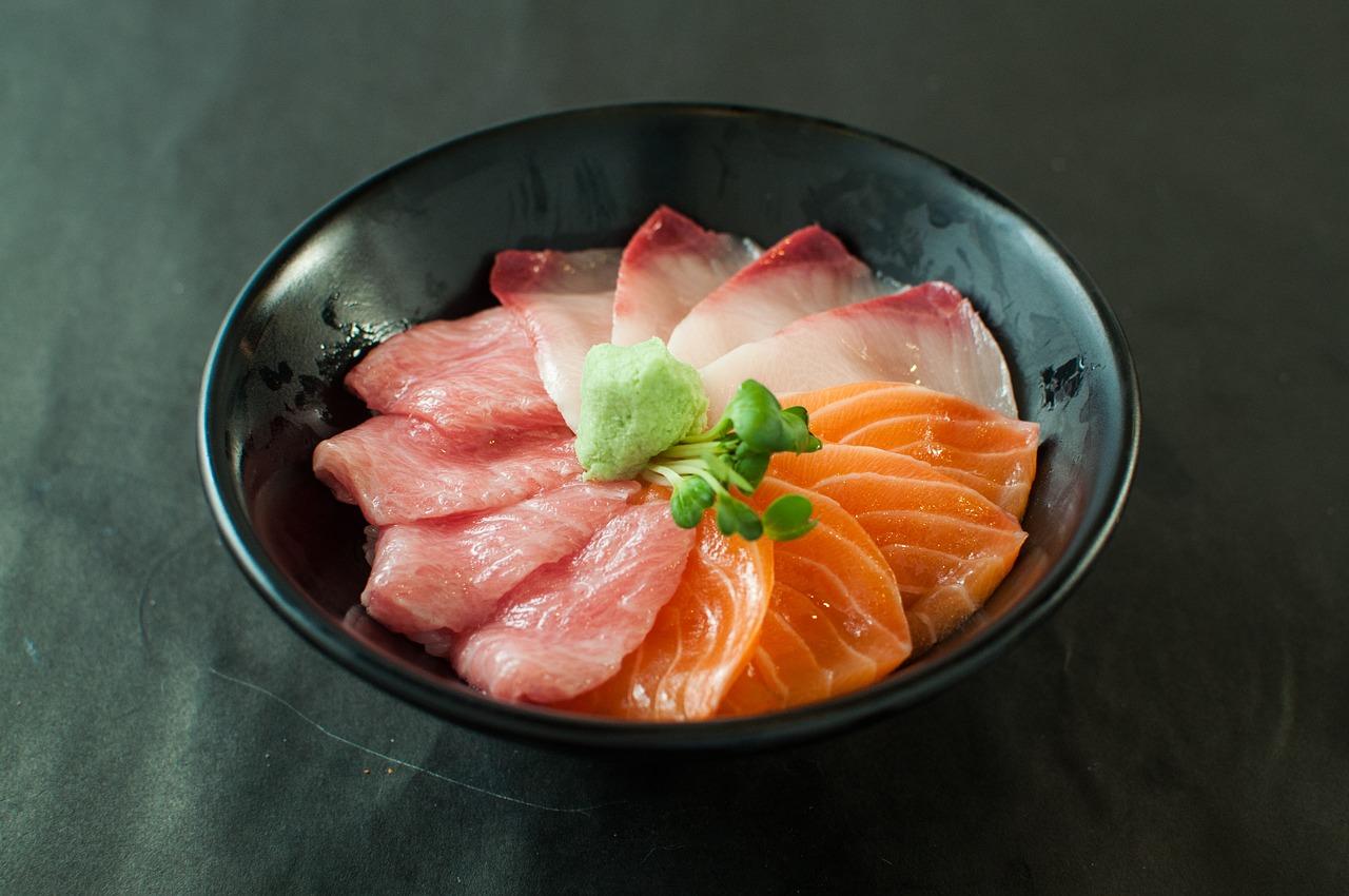 El sashimi es otra de las bases de la cocina japonesa.