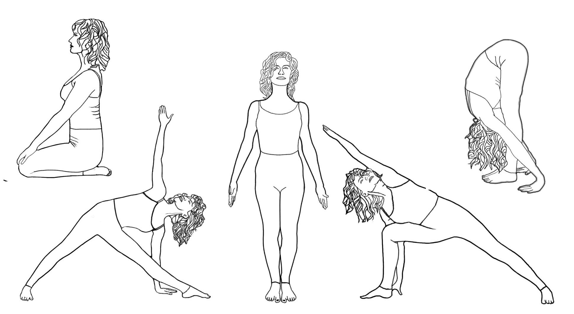 Asanas de profes de yoga.