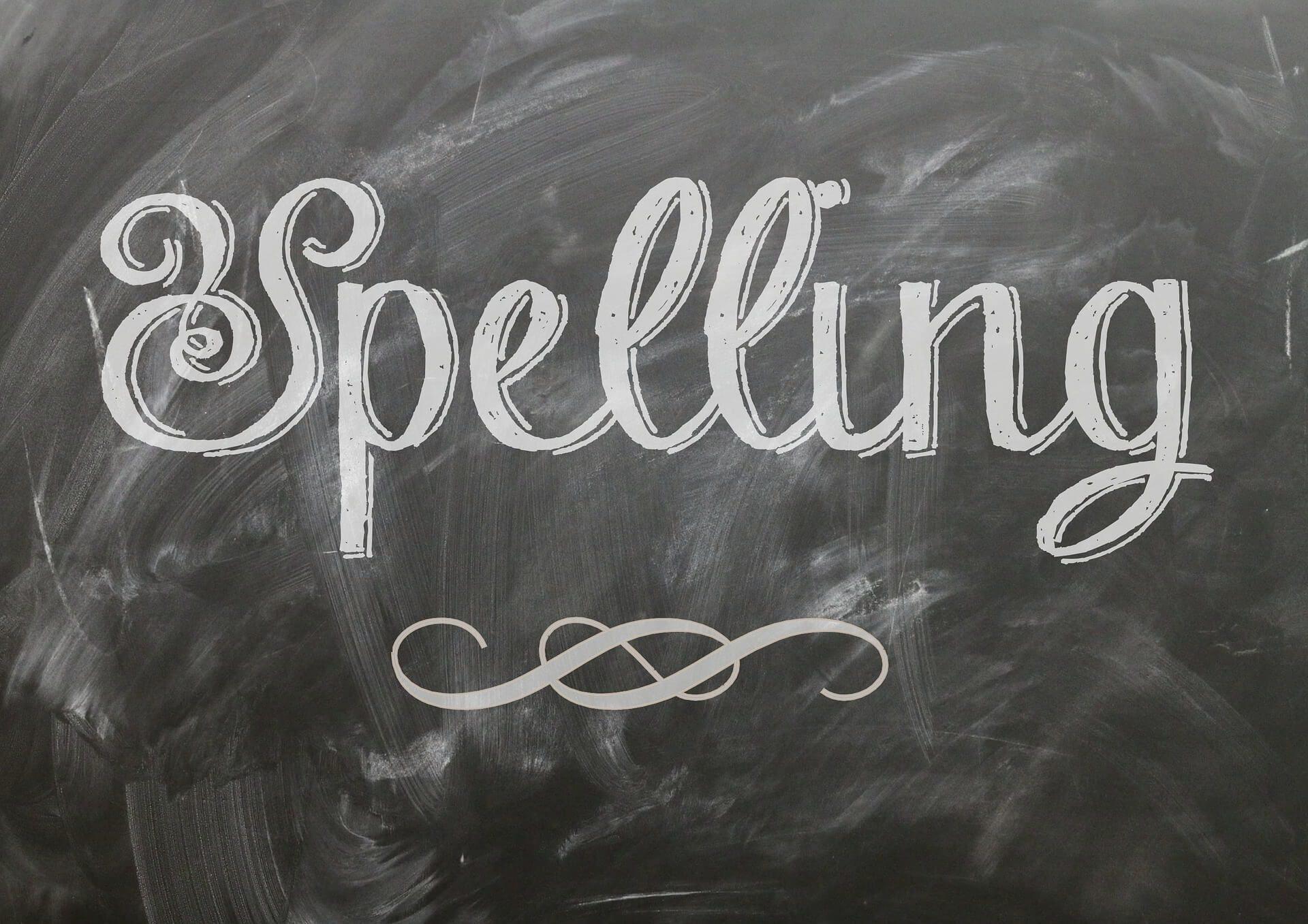 Escribir palabras en inglés.