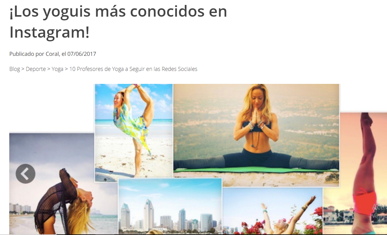 Darse a conocer como profesor de yoga