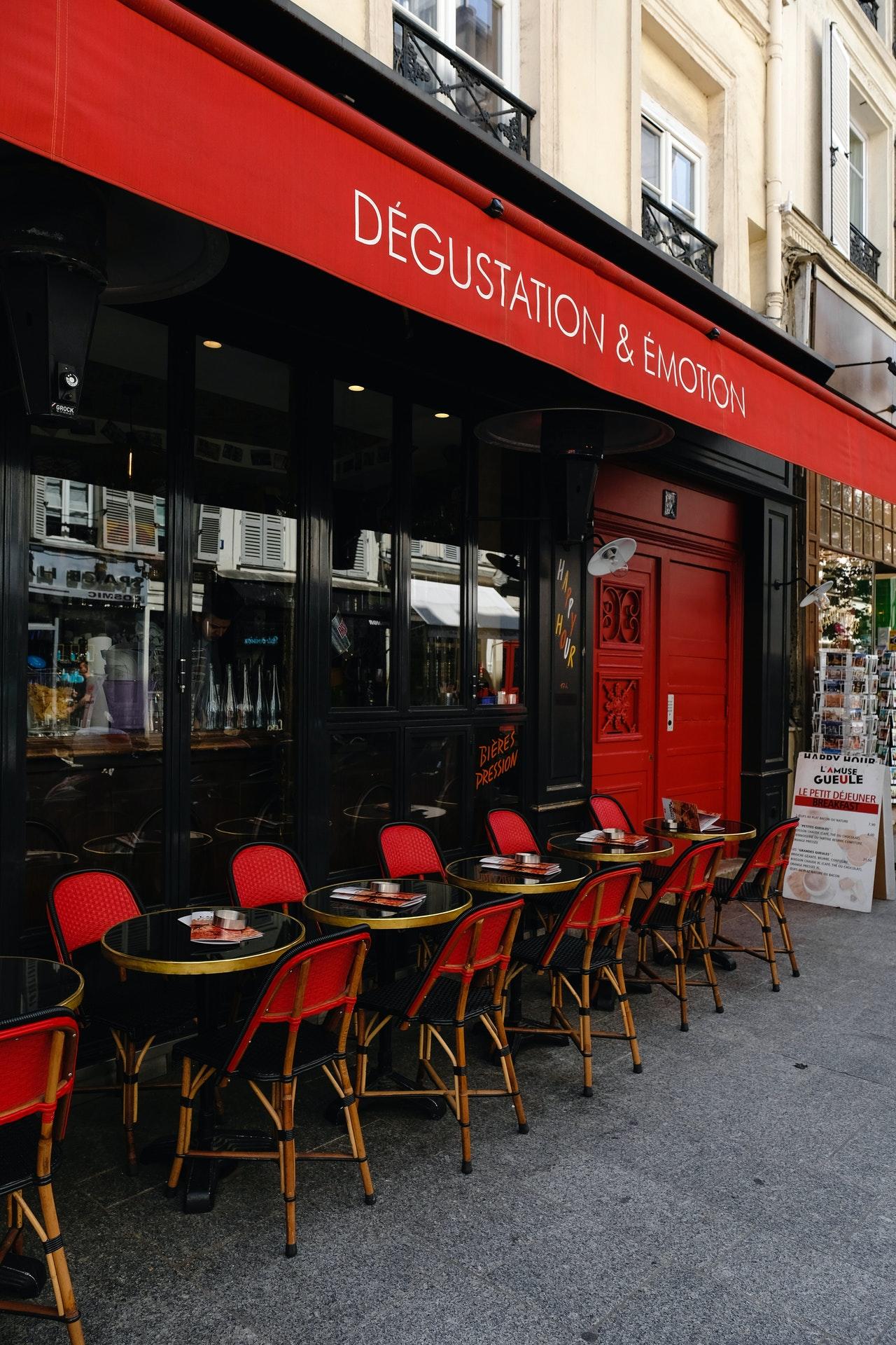Terraza en París.