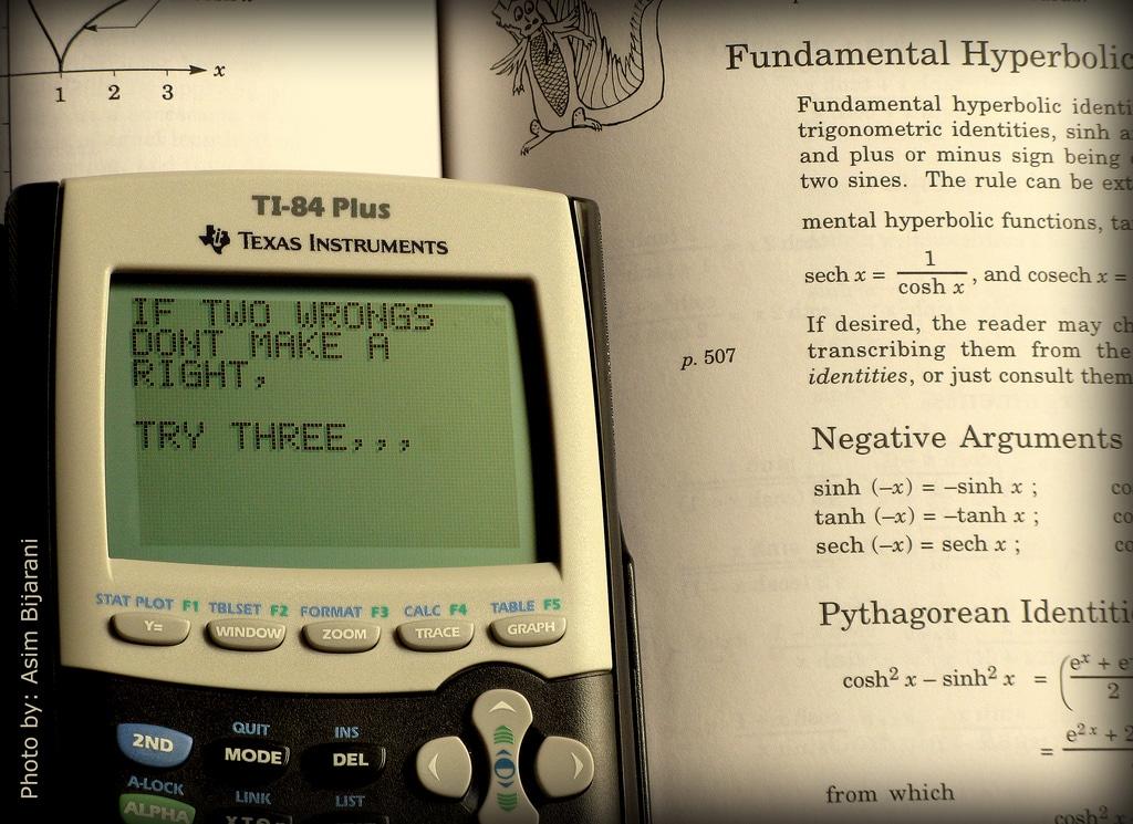 La calculadora científica o gráfica es esencial para algunos alumnos