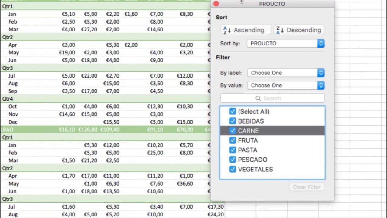 Cómo crear una tabla en Excel