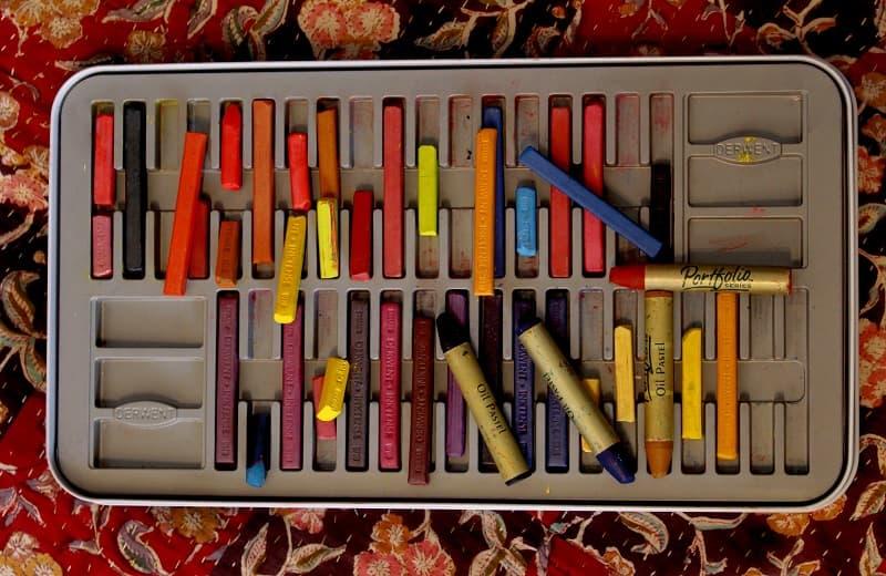 Colores de pasteles.