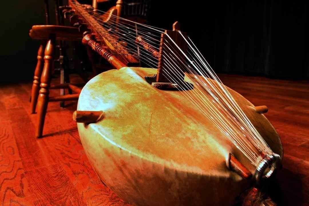 Instrumentos de cuerda africanos.