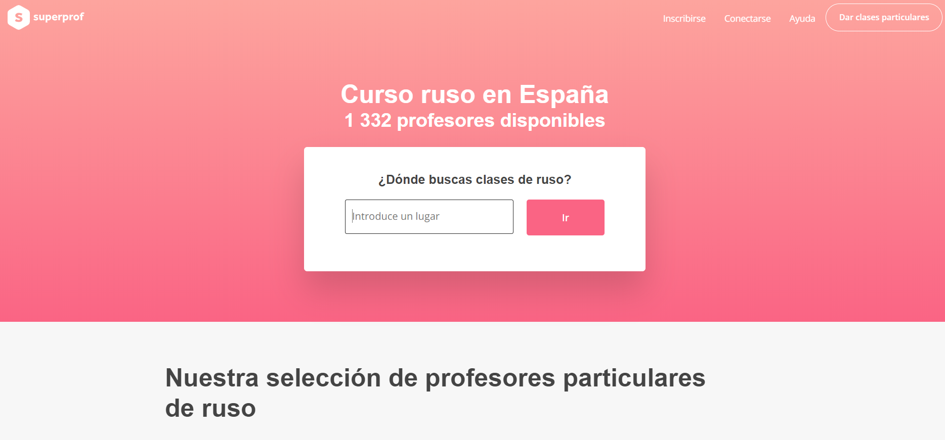 Clases particulares de ruso