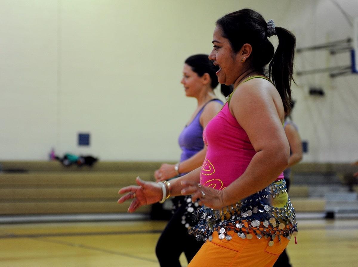 Clases de zumba en gimnasio