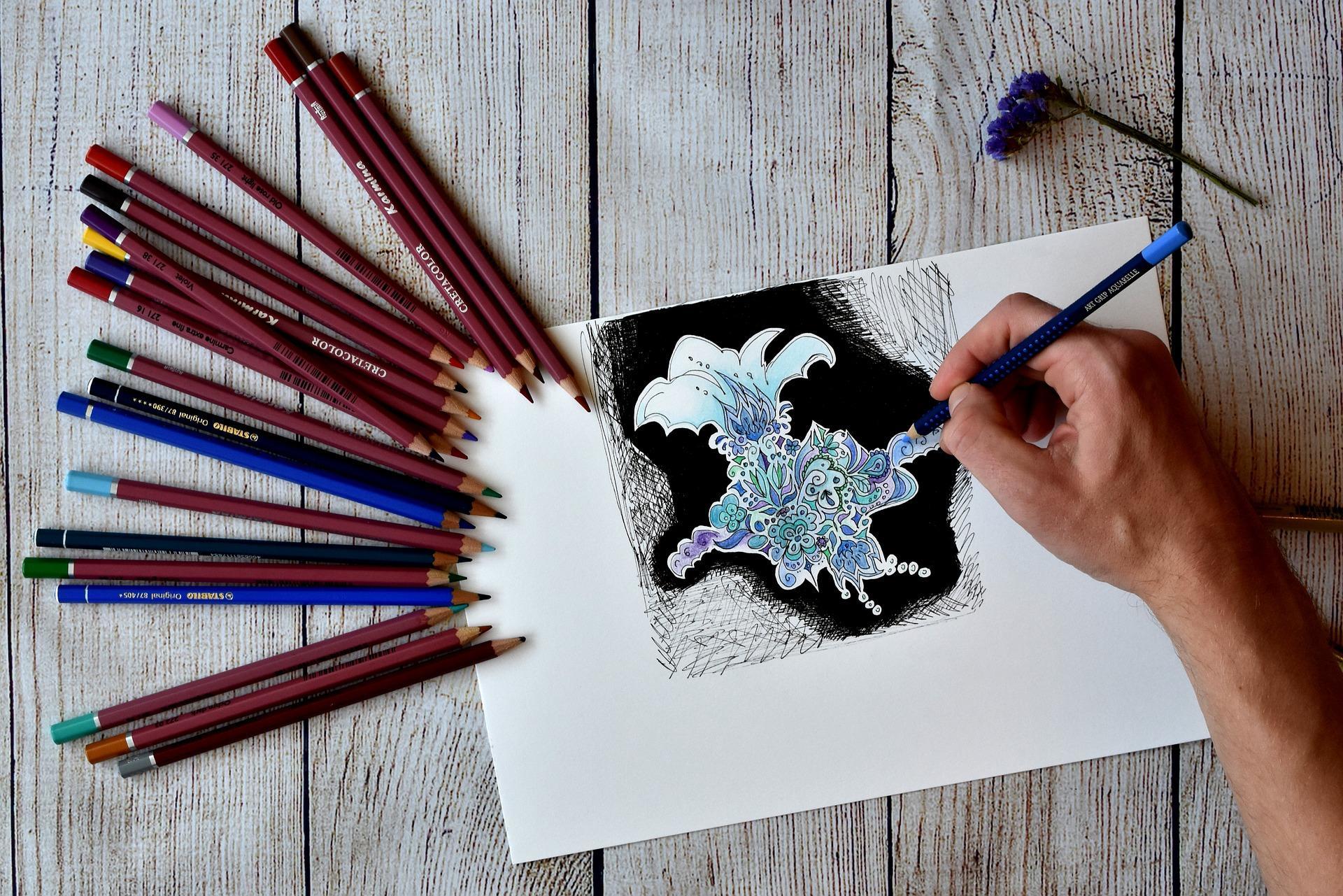 Técnicas de dibujo.