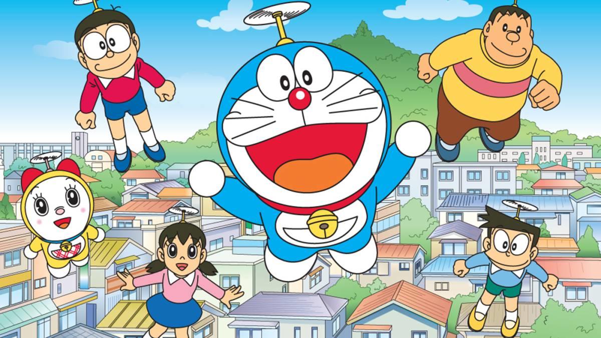 Personajes de Doraemon.