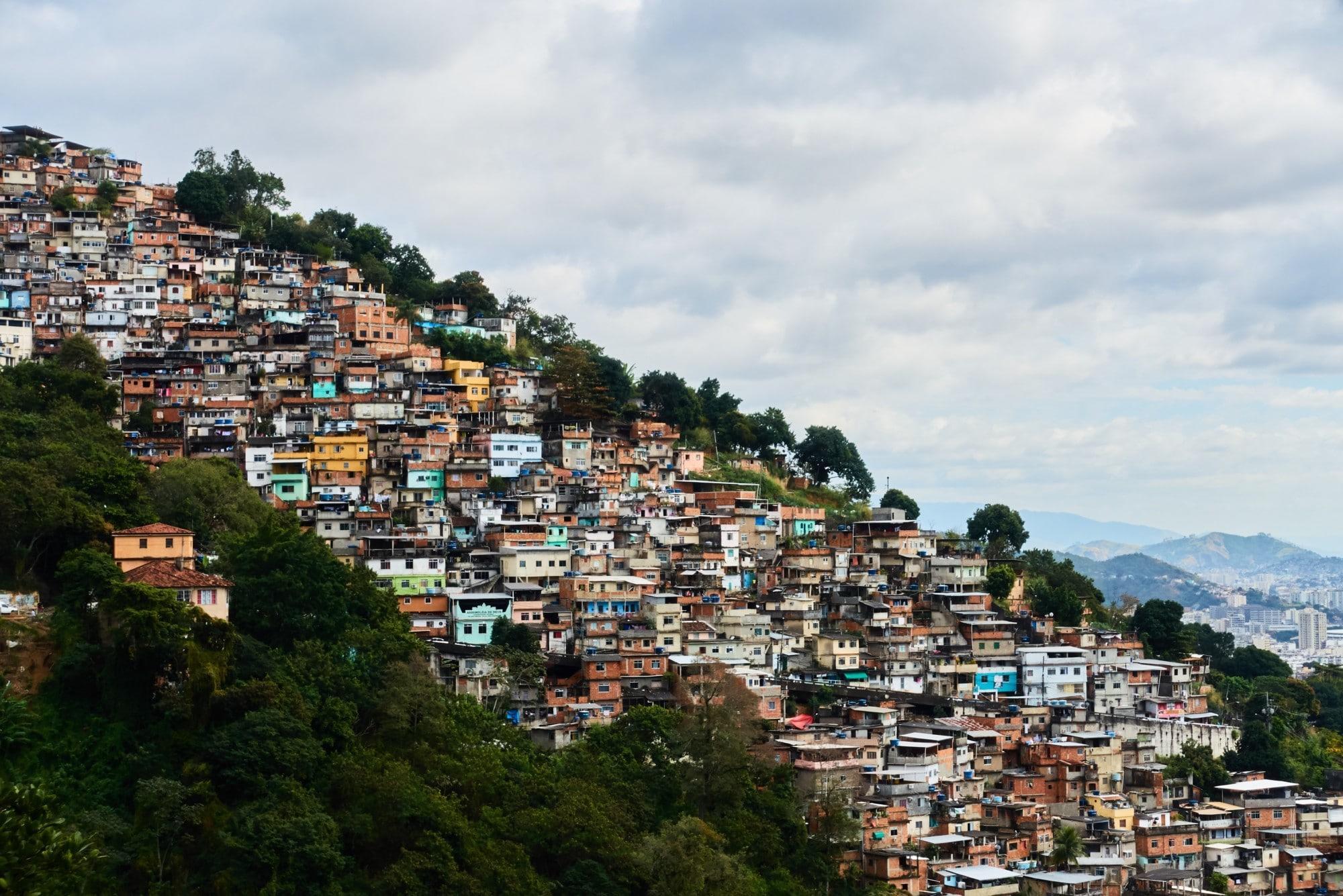 Favelas: contraste en Río
